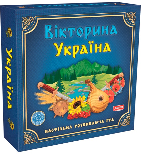 Настільна гра Artos Вікторина Україна (620994)