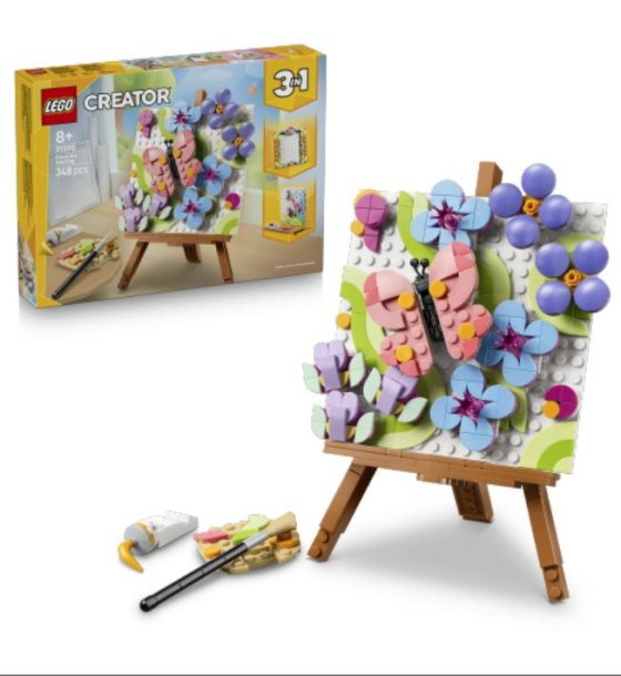 Конструктор LEGO Creator Декоративний живопис «Квіткове мистецтво» (31390-)