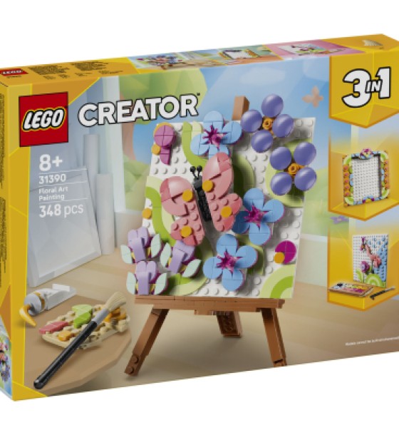 Конструктор LEGO Creator Декоративний живопис «Квіткове мистецтво» (31390-)