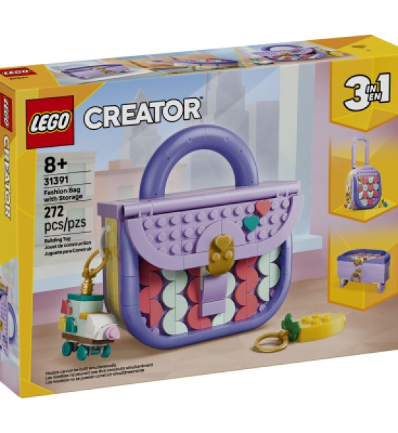 Конструктор LEGO Creator Стильна мистецька сумка з місцем для зберігання (31391)