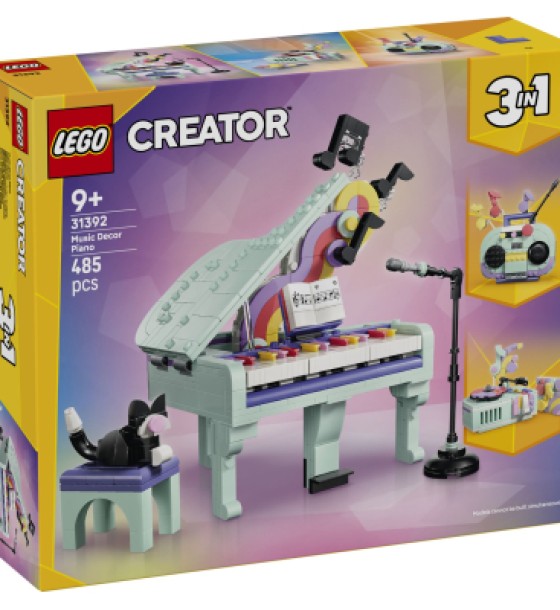 Конструктор LEGO Creator Музичний декор «Фортепіано з котом» (31392)