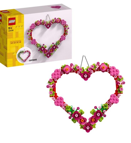 Конструктор LEGO Iconic Візерунок у вигляді серця (40638)