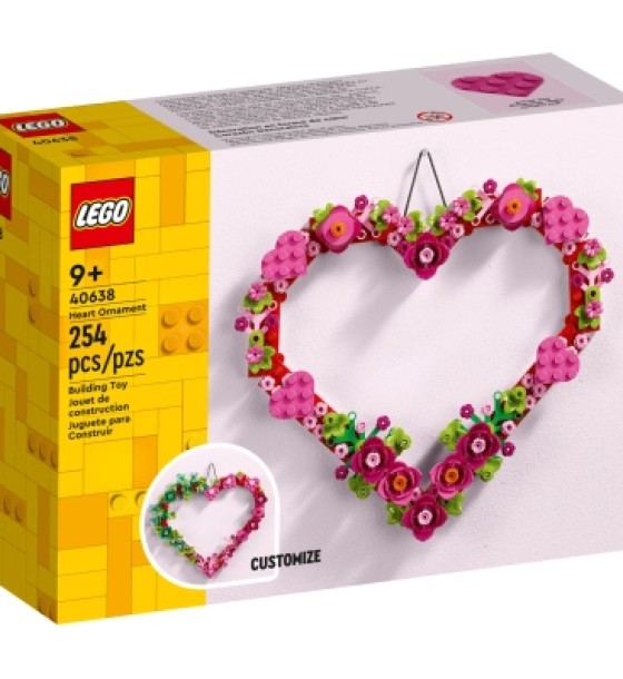 Конструктор LEGO Iconic Візерунок у вигляді серця (40638)