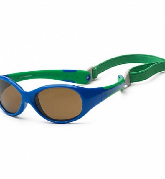 Дитячі сонцезахисні окуляри Koolsun Flex, 0-3р, синьо-зелений