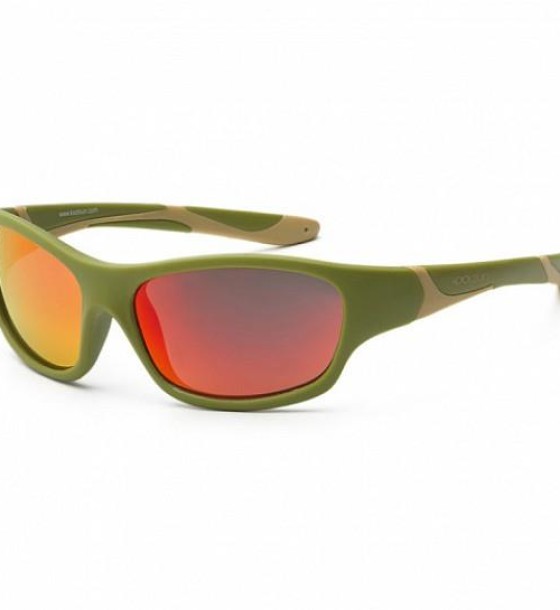 Дитячі сонцезахисні окуляри Koolsun Sport, 6-12р, хакі