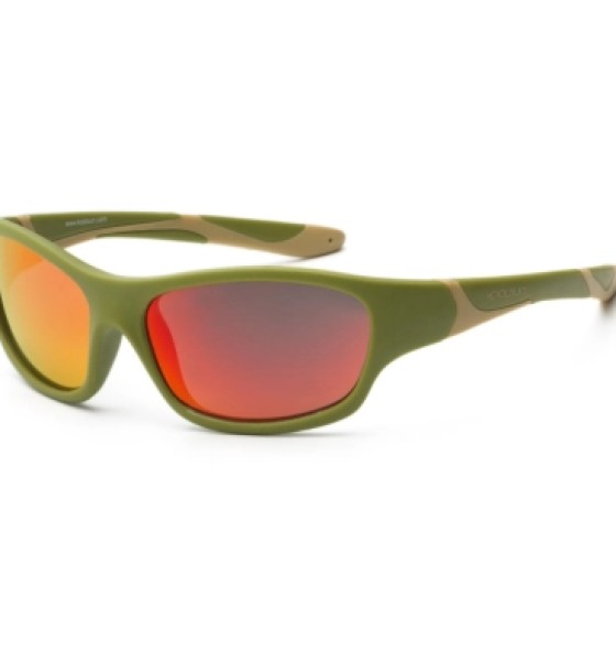 Дитячі сонцезахисні окуляри Koolsun Sport, 6-12р, хакі