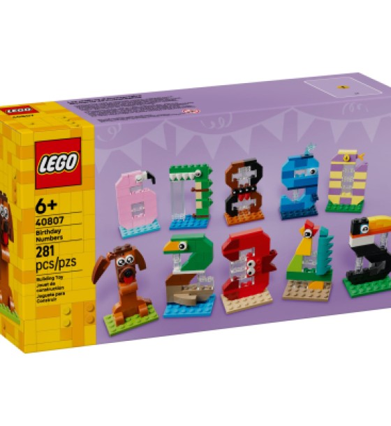 Конструктор LEGO Iconic Цифри на день народження (40807)