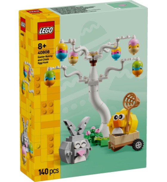 Конструктор LEGO Великодній кролик і полювання на курячі яйця (40808)