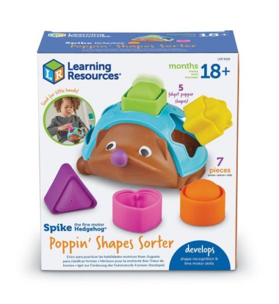Навчальний ігровий набір Learning Resources - Pop-IT Сортер Їжачок
