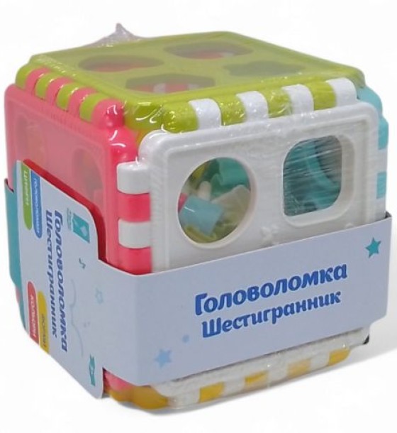 Логічна гра-сортер "Головоломка Шестигранник"