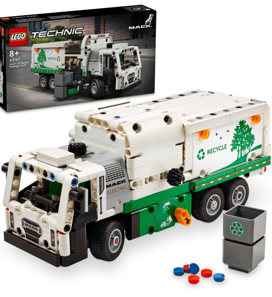 Конструктор LEGO Technic Сміттєвоз Mack LR Electric 503 деталей (42167)