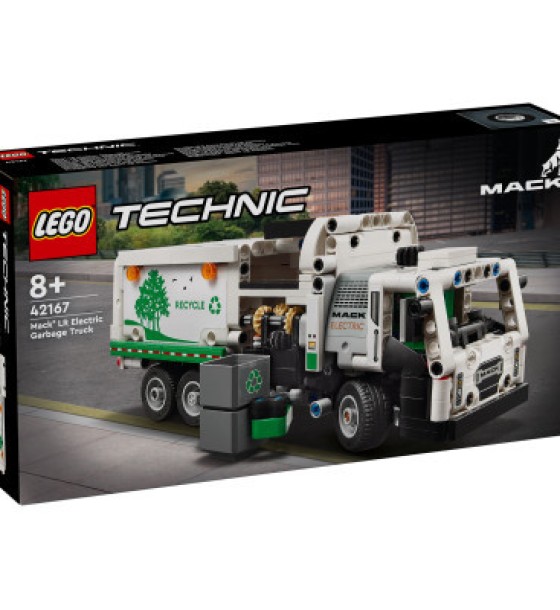 Конструктор LEGO Technic Сміттєвоз Mack LR Electric 503 деталей (42167)