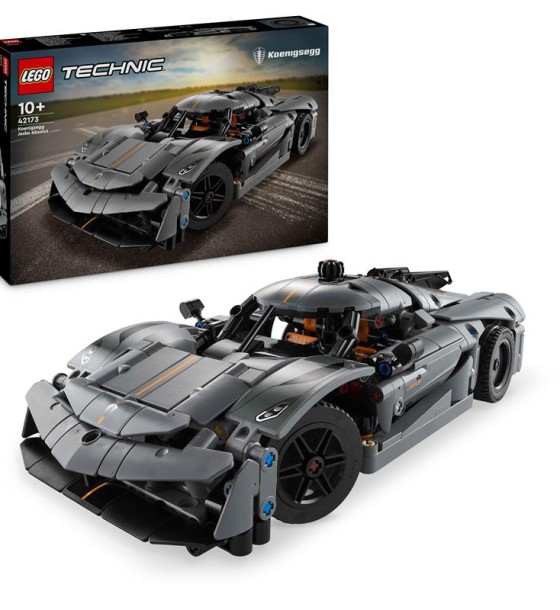 Конструктор LEGO Technic Koenigsegg Jesko Absolut — сірий гіперкар (42173)