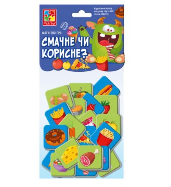 Гра розвиваюча (магнітна) "Смачне чи корисне?"