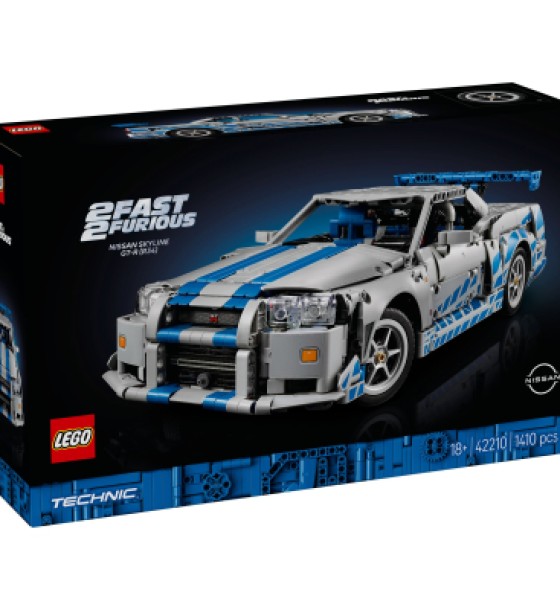 Конструктор LEGO Technic Подвійний форсаж Автомобіль Nissan Skyline GT-R (42210)
