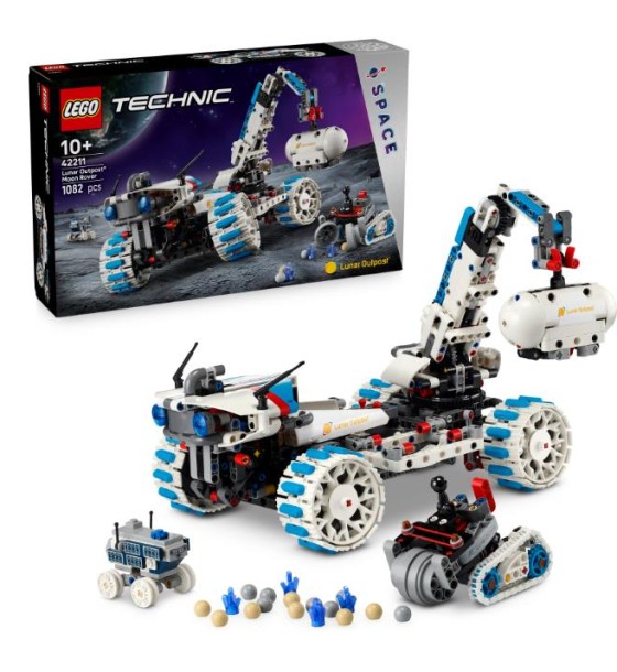 Конструктор LEGO Technic Місяцехід Lunar Outpost. Космічний корабель (42211)