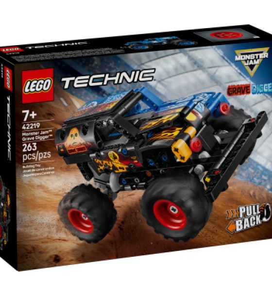 Конструктор LEGO Technic Monster Jam Grave Digger Вогонь і лід (42219)