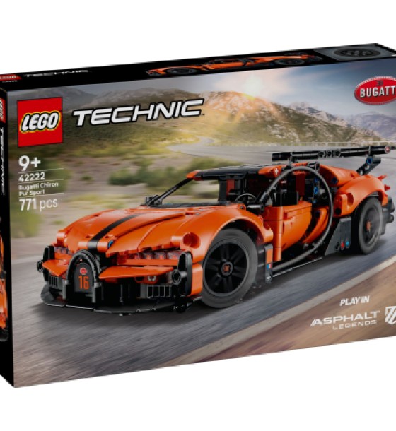 Конструктор LEGO Technic Гіперкар Bugatti Chiron Pur Sport (42222)