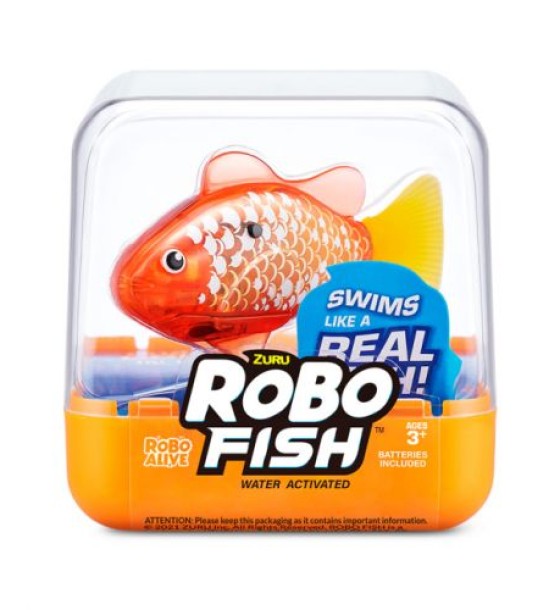 Інтерактивна іграшка ROBO ALIVE S3 – РОБОРИБКА (золотиста)