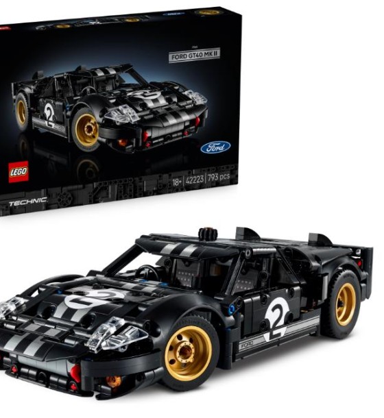 Конструктор LEGO Technic Автомобіль для перегонів Ford GT40 MKII 1966 року (42223)