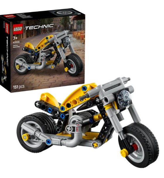 Конструктор LEGO Technic Жовтий мотоцикл (42225)