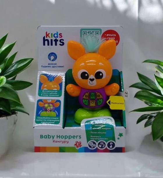 Музична розвиваюча іграшка "Чарівні звірята: Кенгуру Baby Hoppers" (укр)