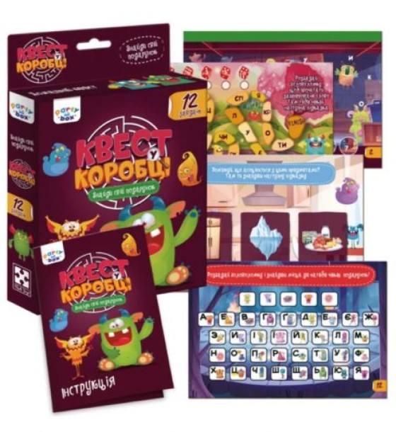 Гра настільна Vladi Toys розважальна. Квест у коробці Монстри VT5902-02