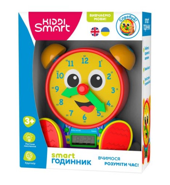Інтерактивна двомовна іграшка, що навчає – Smart-годинник