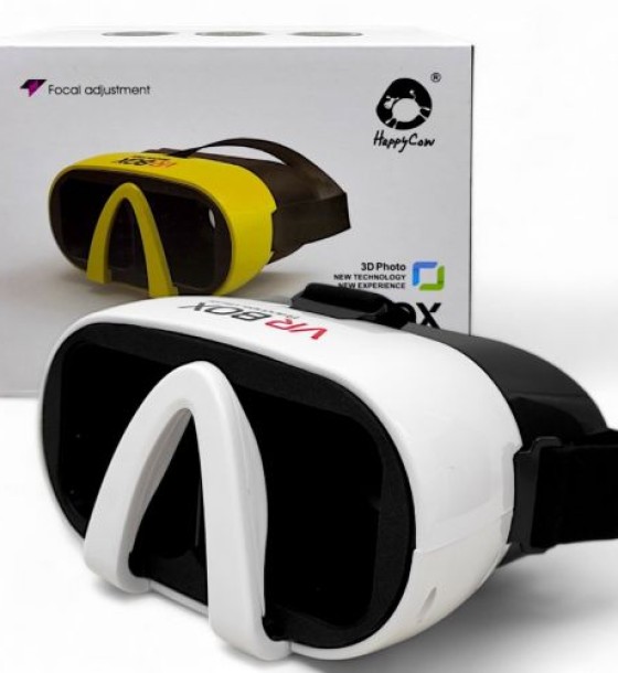 Окуляри віртуальної реальності для смартфона "VR Box", білі
