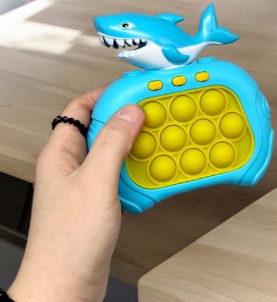 Електронна гра "Finger Press Pop-It Console - Акула", 2 кольори в асортименті