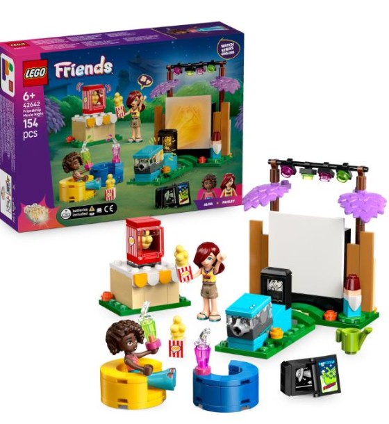 Конструктор LEGO Friends Вечір кіно з друзями (42642)