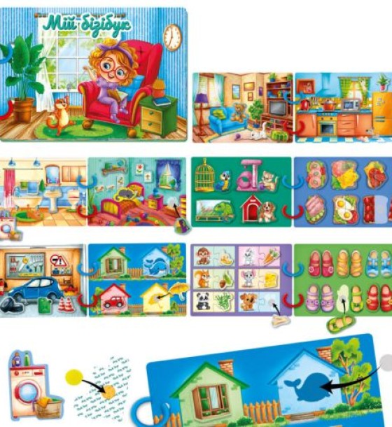 Гра розвиваюча Vladi Toys з липучками. "Бізі бук. Мій дім"