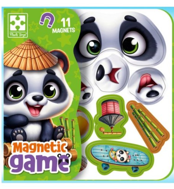 Гра розвиваюча Vladi Toys магнітна "Емоції Пандочки" (укр)
