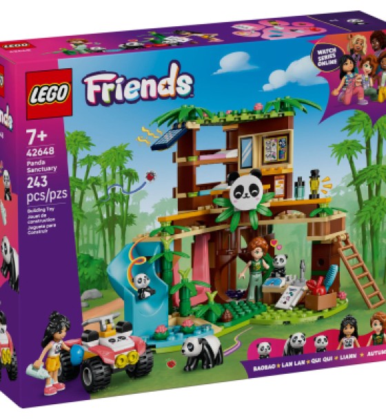 Конструктор LEGO Friends Догляд за тваринами в заповіднику панд (42648)