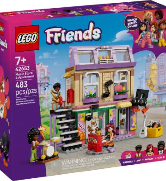 Конструктор LEGO Friends Музичний магазин та квартира (42653)