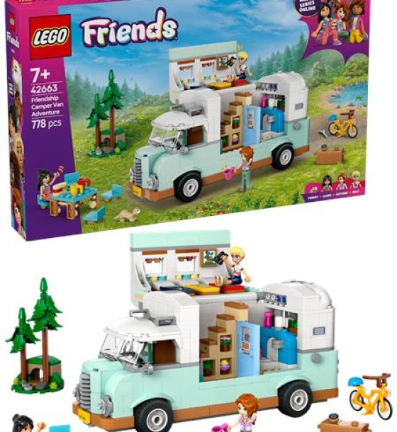 Конструктор LEGO Friends Пригоди на фургоні дружби (42663)