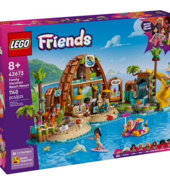 Конструктор LEGO Friends Пляжний курорт для сімейного відпочинку (42673)