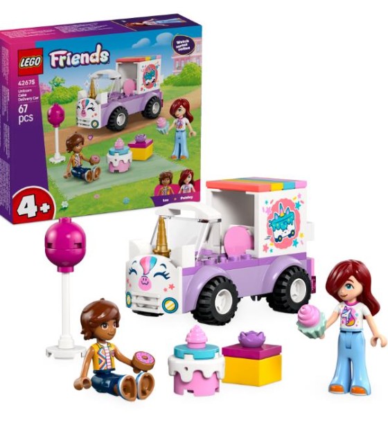 Конструктор LEGO Friends Автомобіль для доставки тортів з єдинорогами (42675)