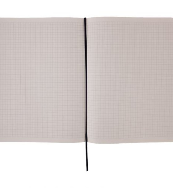 Книга записна Partner Soft L, 190*250, 96 арк, кліт, чорна