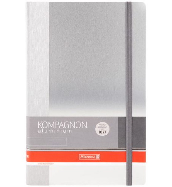 Книга записна Компаньйон Aluminium, А5, 96 арк.