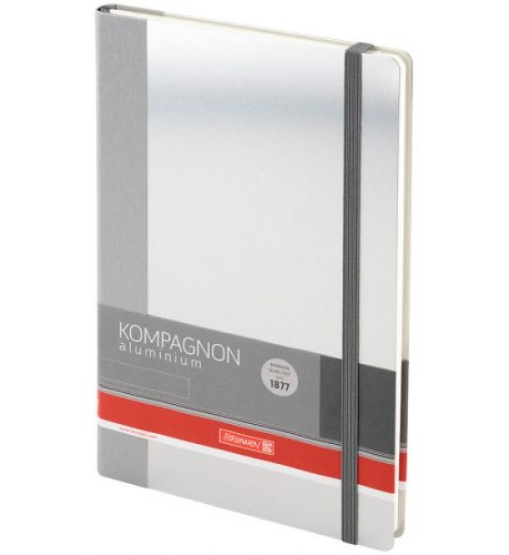 Книга записна Компаньйон Aluminium, А5, 96 арк.