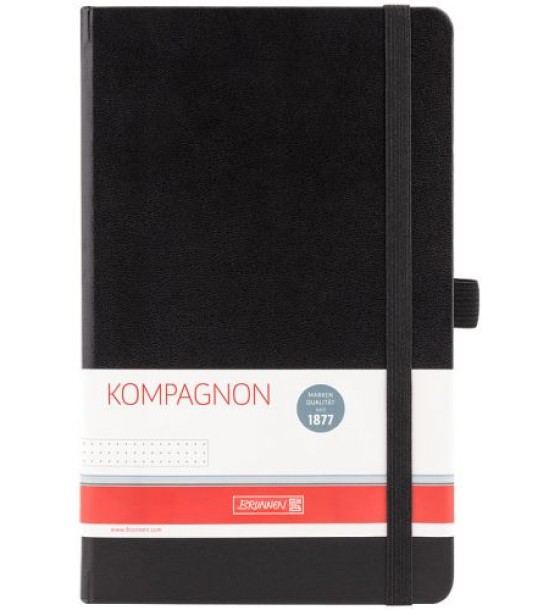Книга записна Компаньйон чорн. А5 крапка