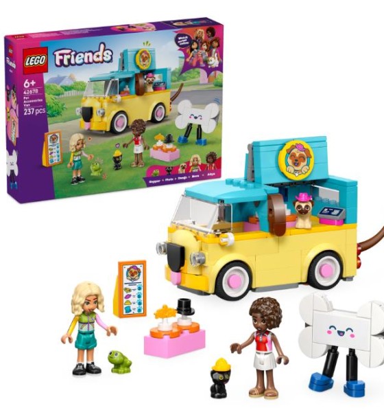 Конструктор LEGO Friends Фургон з аксесуарами для улюбленців (42678)