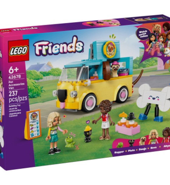 Конструктор LEGO Friends Фургон з аксесуарами для улюбленців (42678)