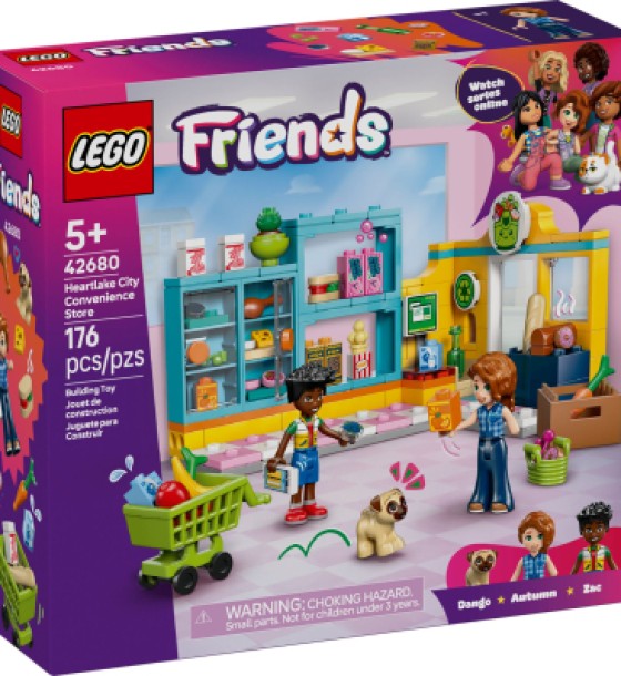 Конструктор LEGO Friends Цілодобовий магазин у Хартлейк-Сіті (42680)