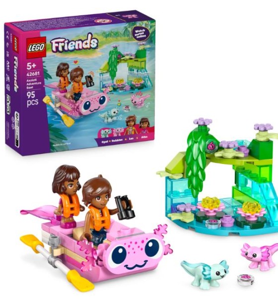 Конструктор LEGO Friends Пригодницький човен «Аксолотль» (42681)