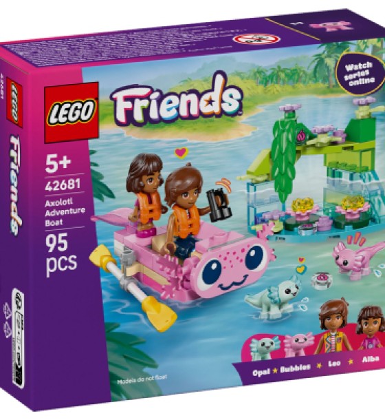 Конструктор LEGO Friends Пригодницький човен «Аксолотль» (42681)