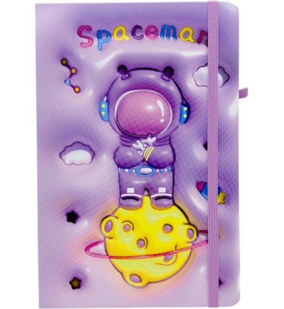 Блокнот "SPACEMAN" тверда обкладинка, А5 (БУЗКОВИЙ)