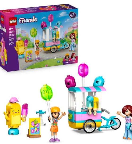 Конструктор LEGO Friends Ятка з морозивом і повітряними кульками (42692)