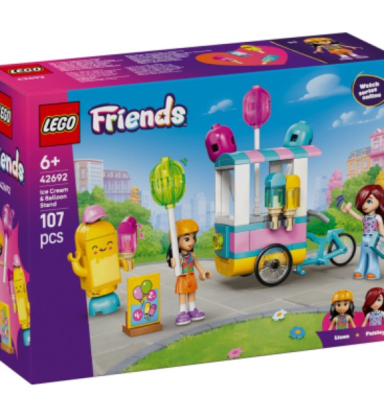Конструктор LEGO Friends Ятка з морозивом і повітряними кульками (42692)